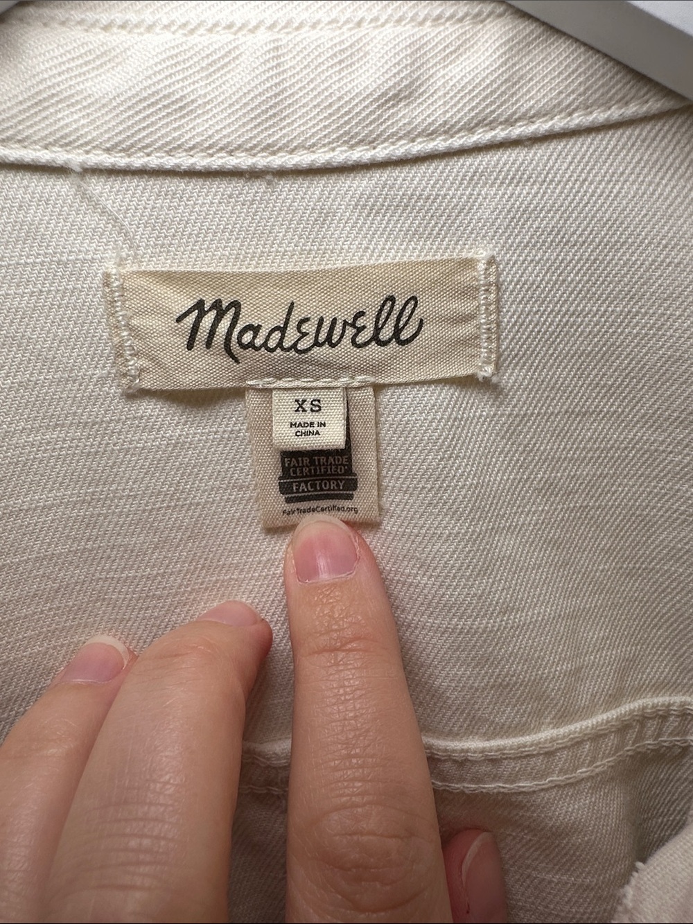 Madewell Garment Dyed Relaxed Coverall Jumpsuit In Antique Cream - Picture 2 of 16